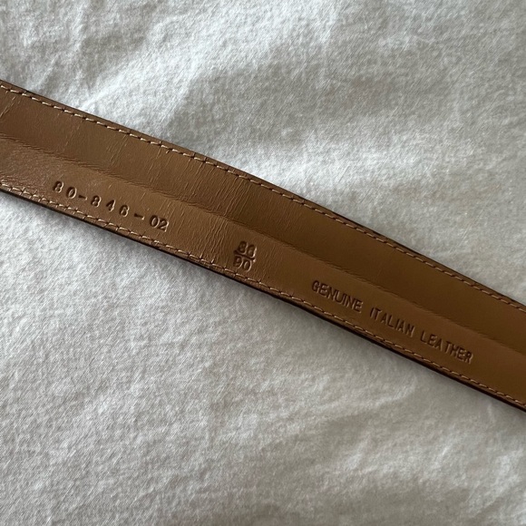 Arden Leather Mens Belt Size 90/36 Brown Italian Leather. - Picture 3 of 7
